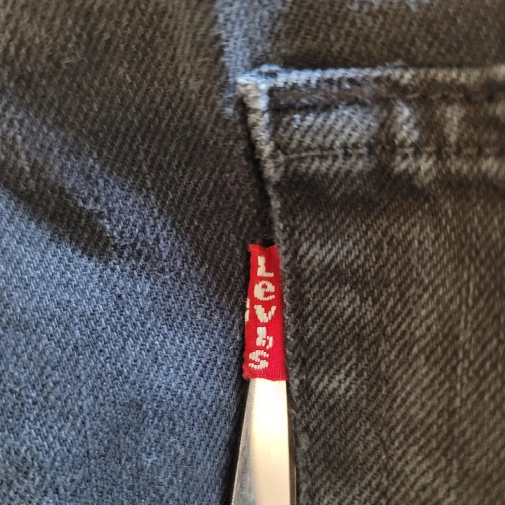 Levi's‎ 511 Slim Fit Jeans Mens 32x34 Dark Gray Charcoal Stretch Denim